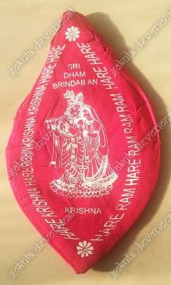 Japa Mala Bag - Radha Krishna - Pink