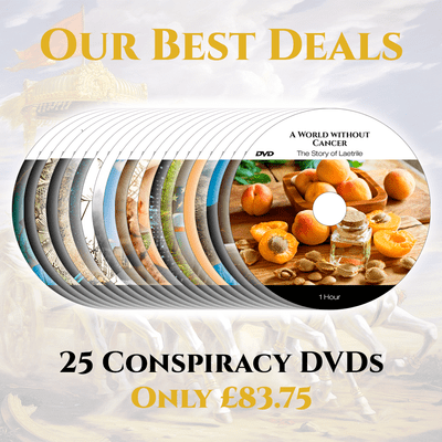 JOB LOT - 25 CONSPIRACY DVDs - ILLUMINATI, NEW WORLD ORDER