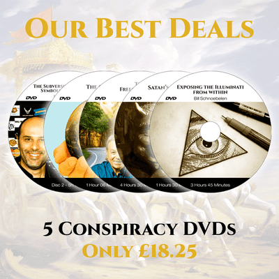 JOB LOT - 5 CONSPIRACY DVDs - ILLUMINATI, NEW WORLD ORDER