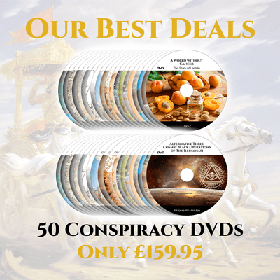 JOB LOT - 50 CONSPIRACY DVDs - ILLUMINATI, NEW WORLD ORDER