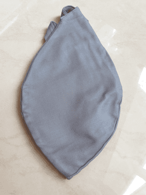 Large Cotton Strong Bead Bag - Mid Grey