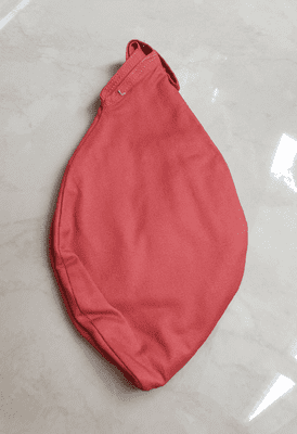 Large Cotton Strong Bead Bag - Orange