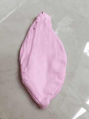 Large Cotton Strong Bead Bag - Pink