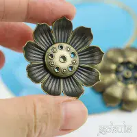 Mini Incense Holder Alloy Lotus Flower Incense Holder