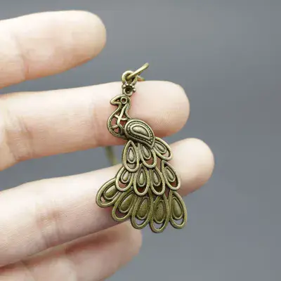 New Fashion Alloy Peacock Pendant Keychain Pendant