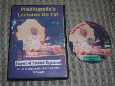 Prayers of Prahlad Explained - Set of 13 Multimedia Subtitled DVDs - 40 Classes