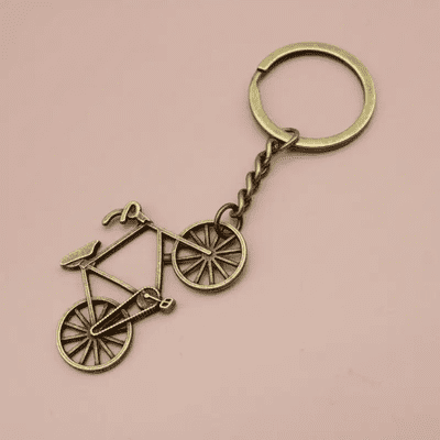Simple Bicycle Keychain Pendant