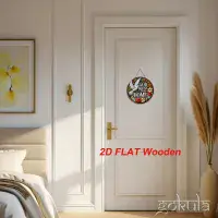 Wooden “God Bless This Home” Wall Art – Peace Doves & Floral Design Décor