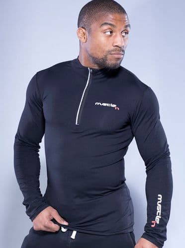 MI-Skin Shrike Zipped Top (Black)