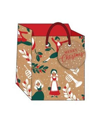 12 Days Of Christmas Small Gift Bag