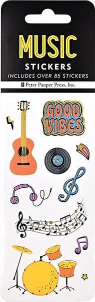 85 Colourful Music Stickers - Music Stickers | musical gifts online