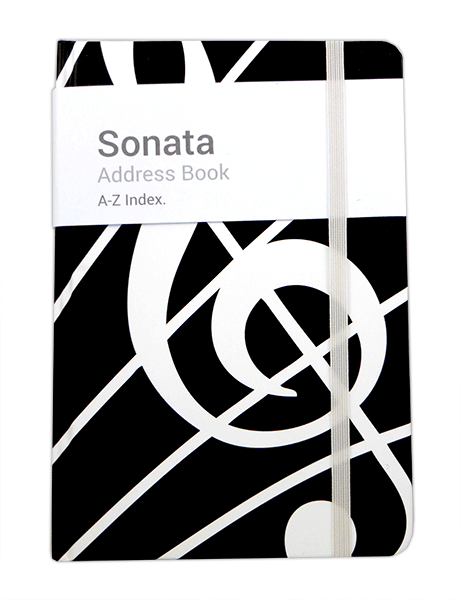 Musical Address Book – Music Sonata Stationery | musical gifts online