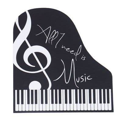 All I Need Is Music Piano Mouse Mat