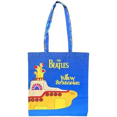 Beatles Yellow Submarine Blue Tote Bag by RO