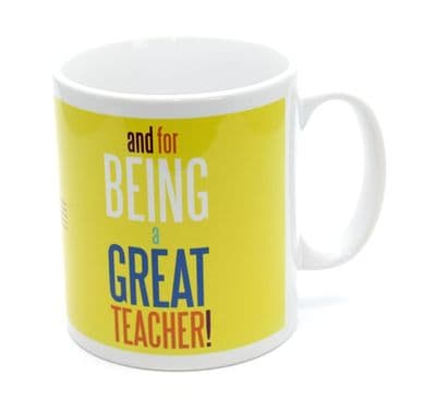 Best Teacher & Thank You Mug by MW