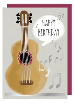 Birthday Card - Acoustic Guitar by Quire