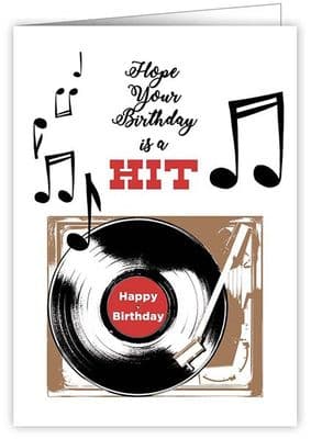 Birthday Card - Birthday Hit by Quire