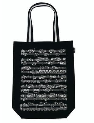 Black Canvas City Shopper Bag by AGR