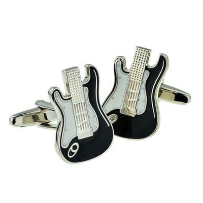 Black Guitar Cufflinks