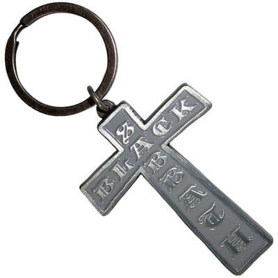 Black Sabbath Cross Keychain by RO