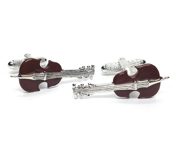 Cello Cufflinks by Onyx Art