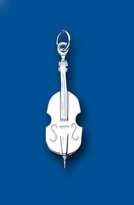 Cello Sterling Silver Charm