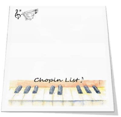 Chopin List Slant Pad