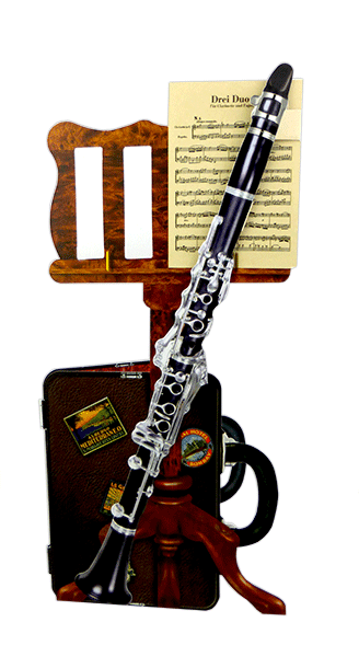Clarinet 3D Card by MGC