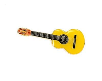 Classical Guitar Lapel Pin in Cedar by AIMG
