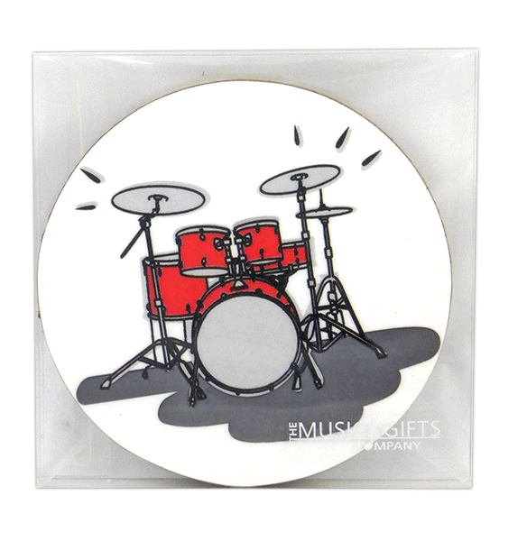 Drum Kit Coasters – Music Gift for Drum Teacher | musical gifts online