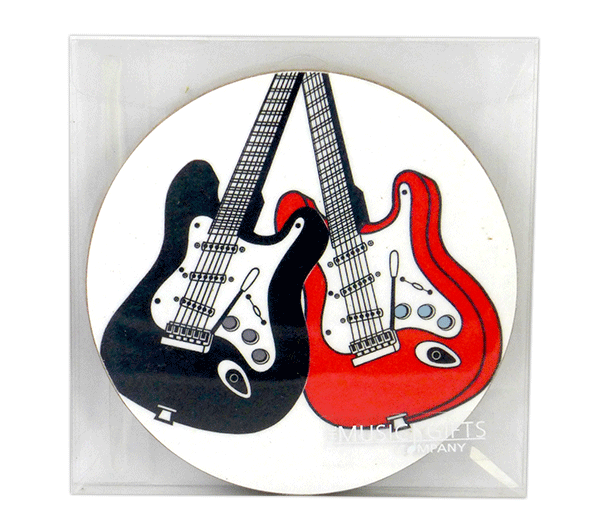Electric Guitar Coasters – Guitar Teacher Gift | musical gifts online