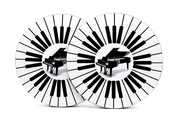 Coasters - Round Keyboard Mugmats by MGC