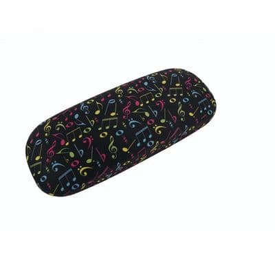Colourful Music Symbols Glasses Case by AGR