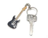 David Gilmour Stratocaster Guitar Keyring - Guitar Gift | musical gifts online