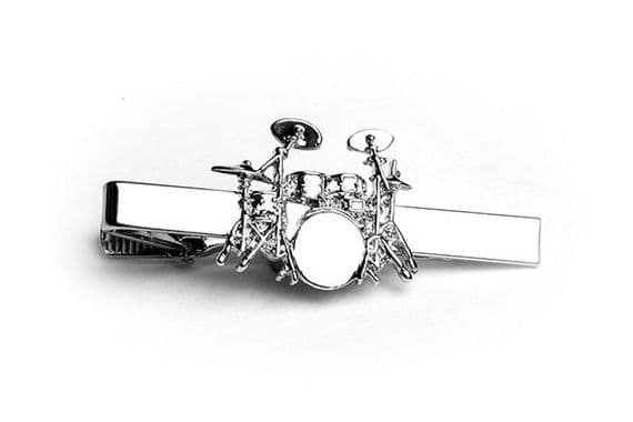 Drum Kit Tie Clip - Music Gift for Drummer | musical gifts online