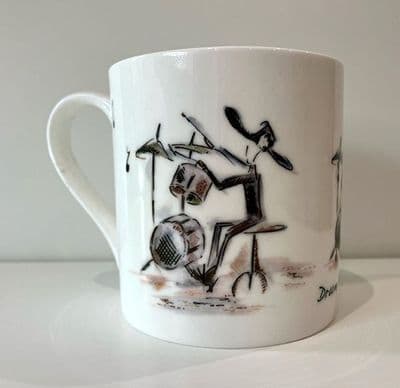 Drum Roll Fine China Mug by CL