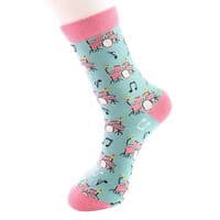 Duck Egg Bamboo Drum Socks - Bamboo Music Socks | musical gifts online