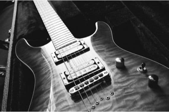 Electric Guitar Greetings Card - Music Greetings Card | musical gifts online