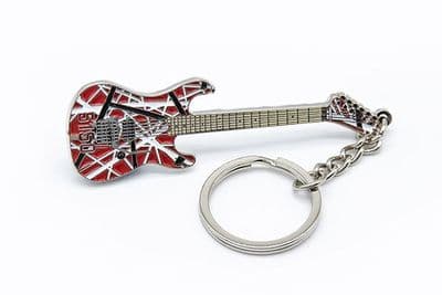 Electric Guitar Metal Keyring