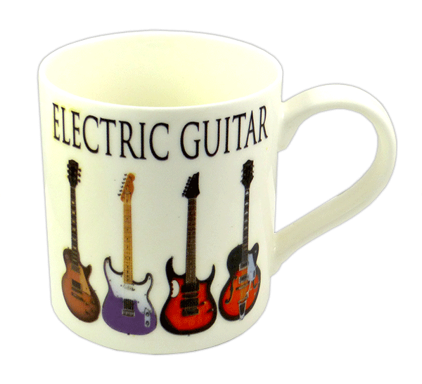Electric Guitar Mug  – Music Mugs for Guitarist | musical gifts online