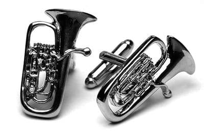 Euphonium Cufflinks by Gifticuffs