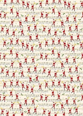 Father Christmas Wrapping Paper on a Roll