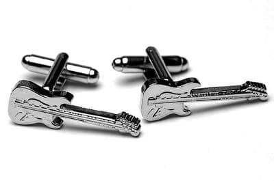 Fender Stratocaster Guitar Cufflinks by GC