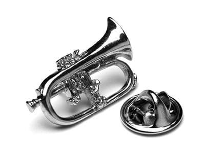 Flugelhorn Lapel Badge by Gifticuffs