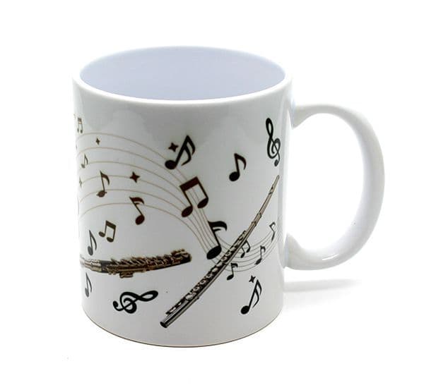 Flute and Piccolo Mug Gift for Flute Players musical gifts online