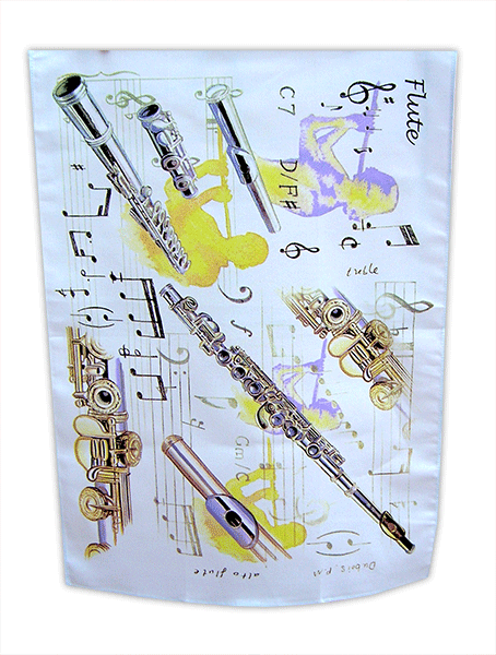 Flute Tea Towel – Music Themed Tea Towels & Gifts | musical gifts online