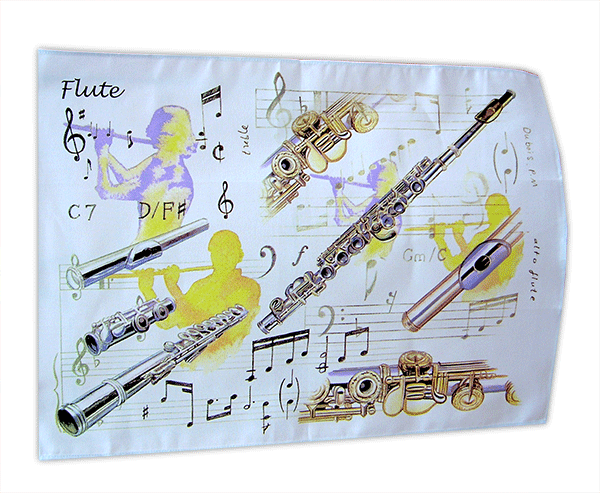 Flute Tea Towel