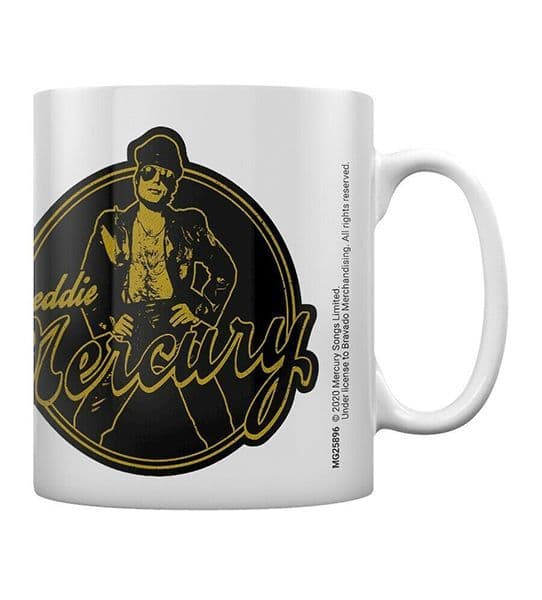 Freddie Mercury Biker Mug - Queen Memorabilia Gift | musical gifts online