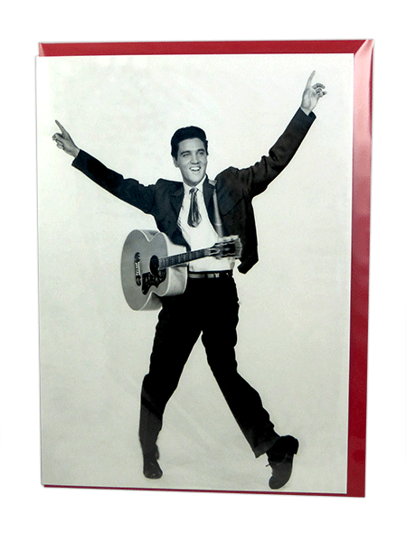 Greetings Card - Elvis Presley 1935 - 1977 Iconic American Singer