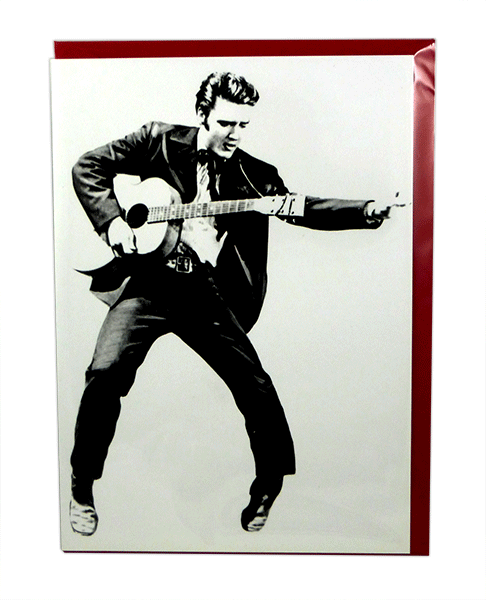 Greetings Card - Elvis Presley Performing on 14 January 1957